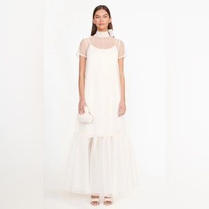 STAUD Calluna White Dress